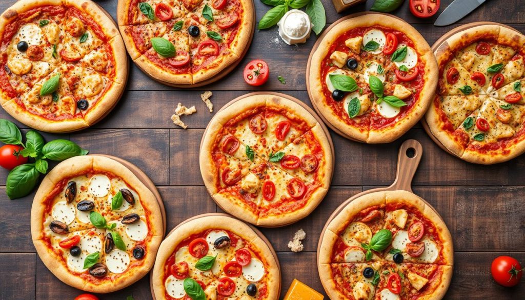 Pizza menu diversity