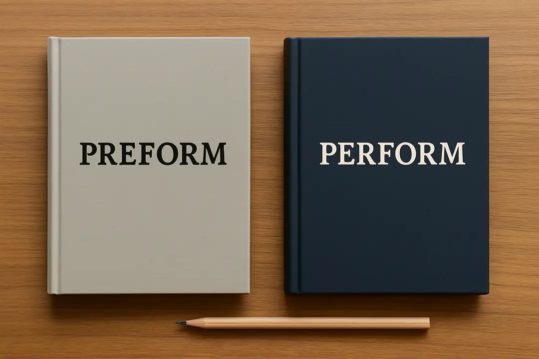preform vs perform difference