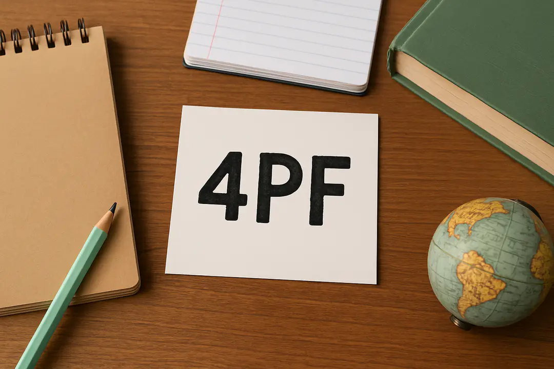 4pf meaning origin usage