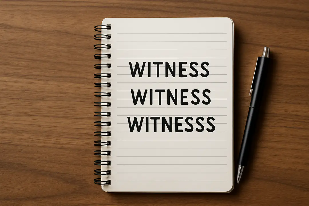 is it witness or witnesss or witness