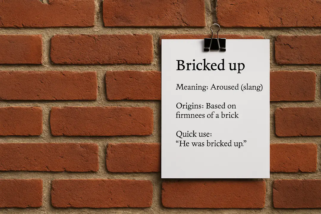 bricked up meaning