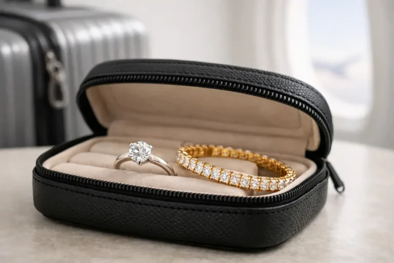how to safely travel with expensive jewelry